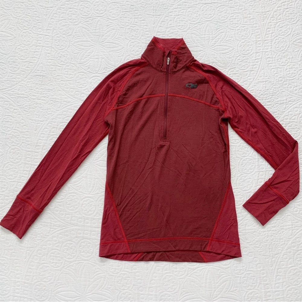 Outdoor Research Women's Alpine Onset 1/2-Zip Merino Wool Baselayer Top‎